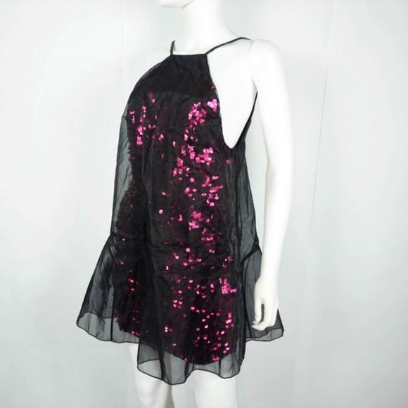Free People Dresses & Skirts - Free People Mini Dress Ghost Sequin Pink